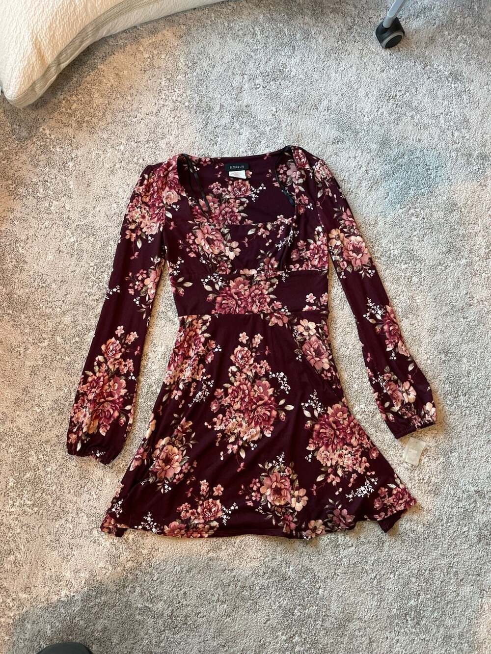 B. Darlin Juniors Floral Fit & Flare dress